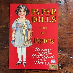 ☘️ 3/$30 Vintage Paper Doll Book Unused